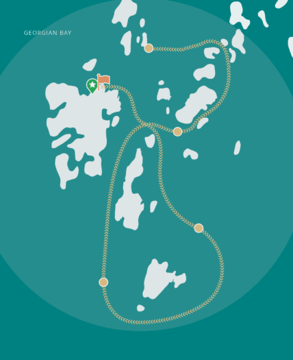 Georgian Bay Kayaking Adventure Map v2