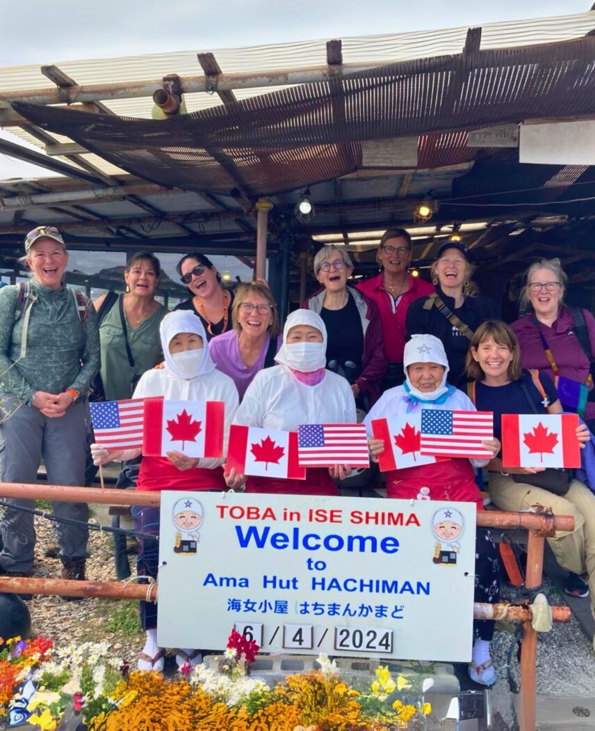 Japan Group with Ama Divers