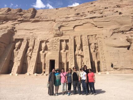 Egypt Abu Simbel Group Jennifer Haddow