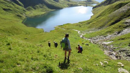 Switzerland Hiking Adventure Lake