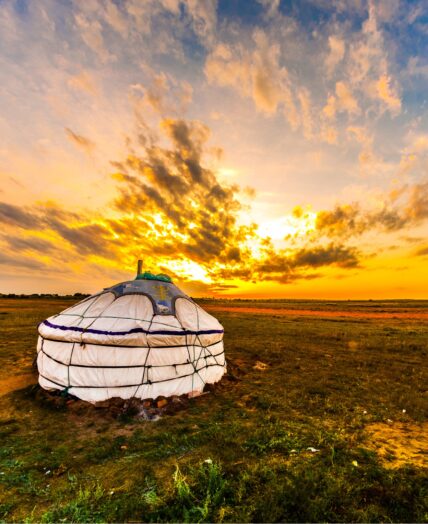 Mongolia Khustain Nuruu National Park Yurt