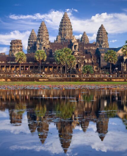 Cambodia Angkor Wat Two Tile