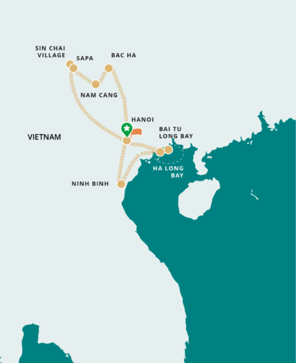 N. Vietnam Hiking Map V1